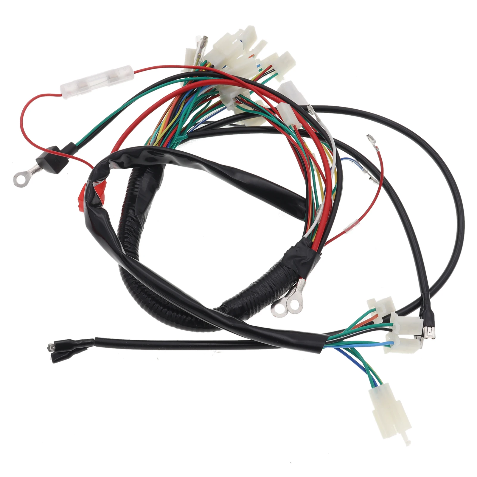 New Engine Wiring Harness Wiring Loom for 50cc 110cc 125cc 140cc PIT PRO PIT Bike Trail Dirt Bike Quad ATV Go Kart Dune Buggy