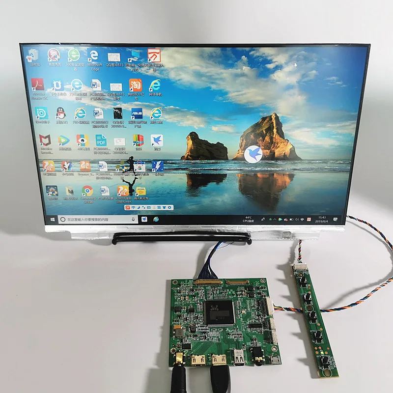 

DP+2mini HDMI+Audio LCD driver board+13.3 inch LCD panel LP133UD1 SPA1 3840 * 2160 4K LCD DYI kits for Raspberry Pi 3B 2