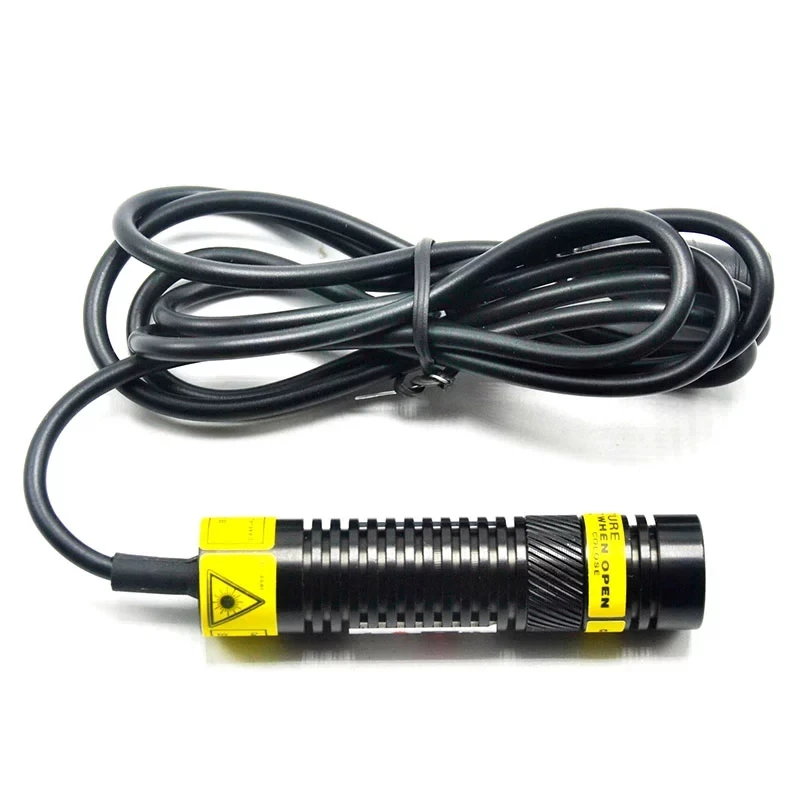 Imagem -05 - Módulo Focalizável do Localizador do Diodo do Laser 515nm 10mw Verde Ponto Linha Cruz Cabeça w 12v Adaptador