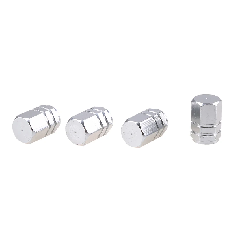 Universal 4pcs Aluminum Alloy Car Tire Valve Caps Valve Stem Cover Automobile Motorcycle Truck Bike Tyre Rim Stem