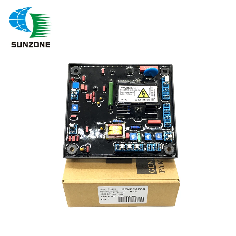 Diesel Generator Engine Spare Parts SX440-A Automatic Voltage Regulator Stabilizer AVR SX440