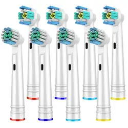 Toothbrush Heads for Oral B Electric Toothbrush 2 Model for Oral B Electric Advance/Pro Health/Triumph/3D Excel/Vitality