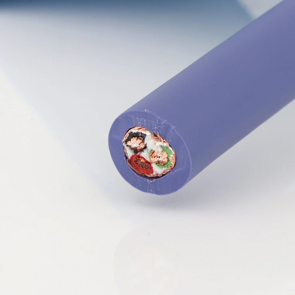 D522 4N OFC النحاس الفضة مطلي كابل الطاقة موصل DIY بها بنفسك الصوت التيار المتناوب سلك الطاقة تمديد كابل العرض كابل الطاقة 1.5 متر 2 متر