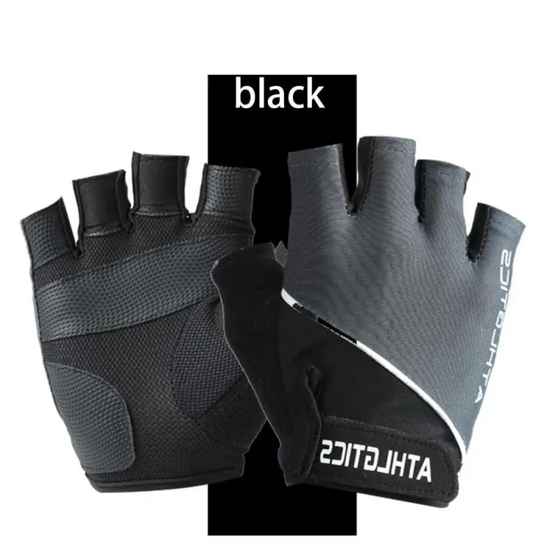 

Fingerless Gloves Men's And Women's Sun Protection Cycling Half Finger Gloves Anti-skid Breathable Fitness Sports Gloves