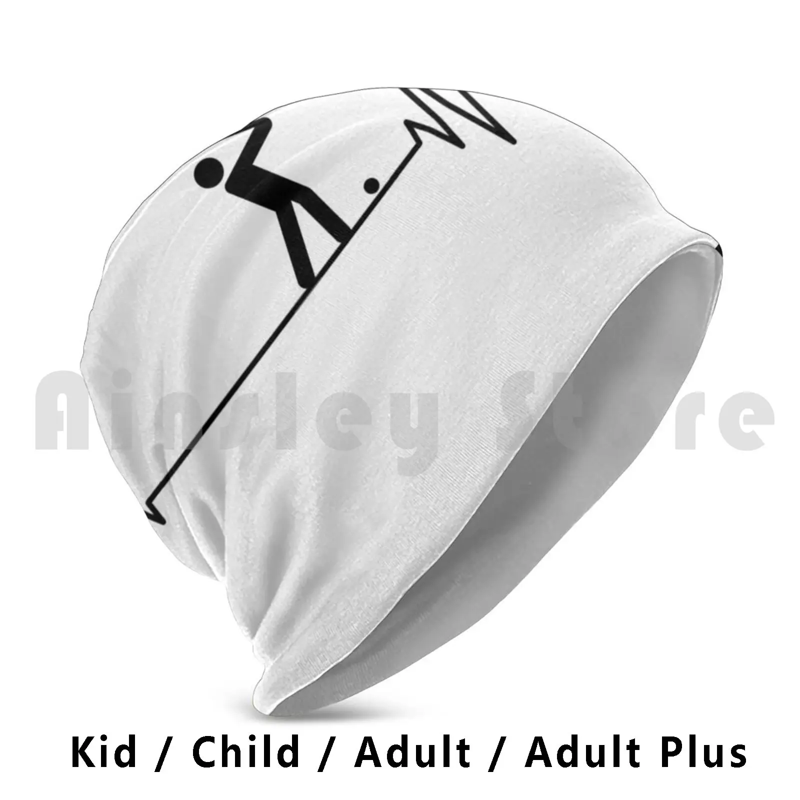 Golf Lustig Für Golfer Herzschlag Puls Beanie Hedging Cap DIY Print Cushion Golf Golf Golf Geschenke Golf Lustig Golf