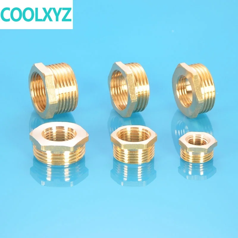 Koper Reducer Gezamenlijke 3/4 In Tot 1/2 In Vullen Core Reducer Adapter 1 Inch Tot Draad Waterleiding Aansluiting Hoofd