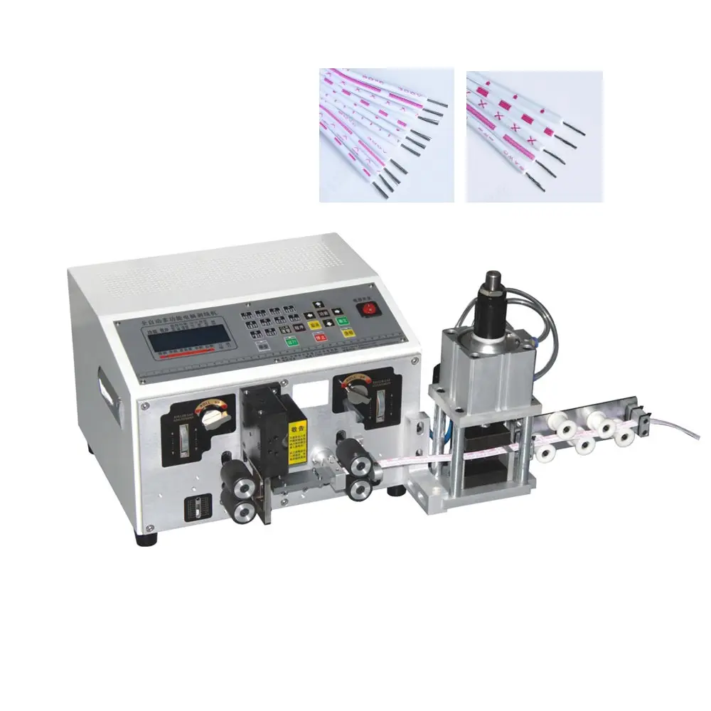 Cutting And Stripping Machine For Ribbon Cable