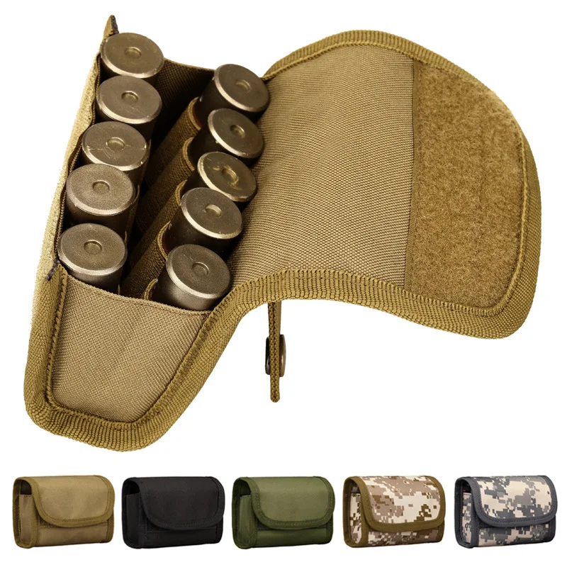 Multi-functional Tactical MOLLE Waist Bag Ammunition Bag For Mini Bullets Holder 10 Holes a6517