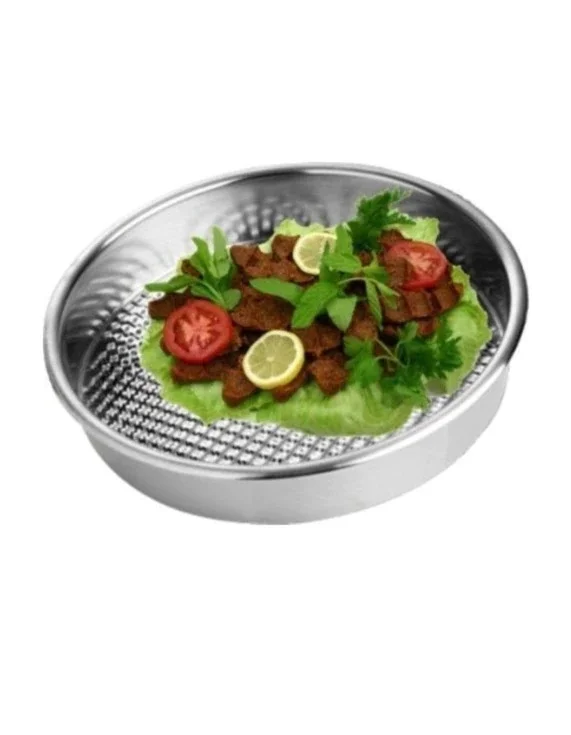 Raw Dumplings Tray 39 cm Stainless steel raw dumplings tray traditional Serrate milling easy making kitchen