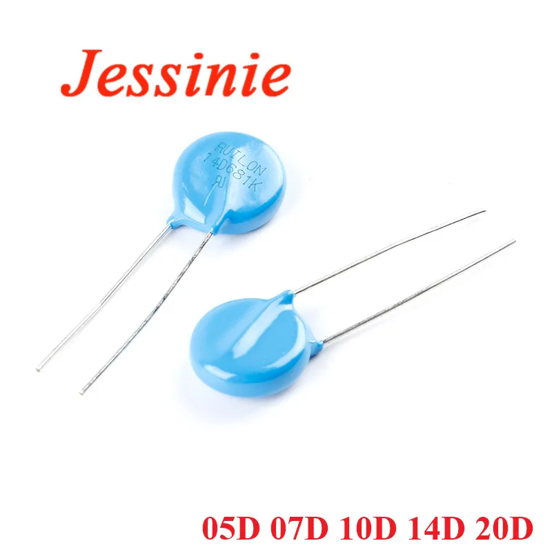 20PCS Varistor 05D 07D 10D 14D 20D Piezoresistor 07D220K 07D391K 7D431K 10D471K 10D101K 10D330K 14D471K 14D220K 20D431K 20D471K
