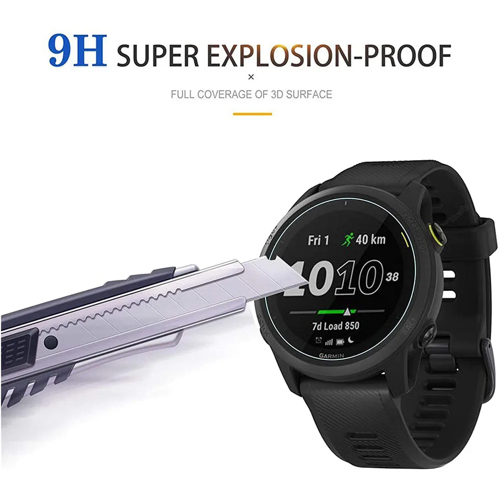 غشاء واقي شاشة من الزجاج المقوى لـ Garmin Forerunner ، فيلم واقي للساعة الذكية ، 935 945 245 245M 45 35 645 745