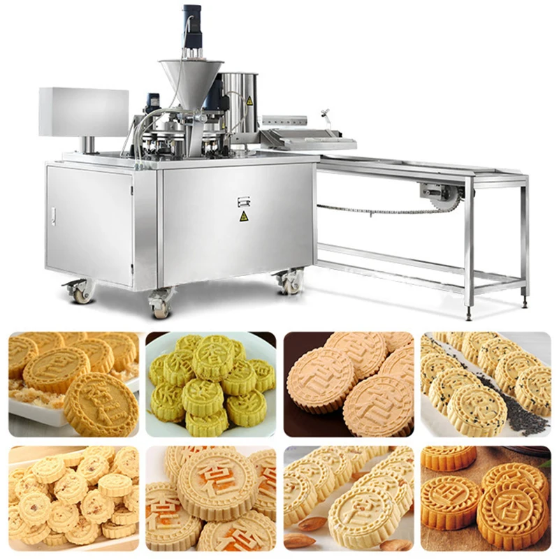 60pcs/min Commercial Almond cake machine XZ-30 Automatic printing cake/Walnut biscuit/sandwich osmanthus biscuit/Mung bean maker