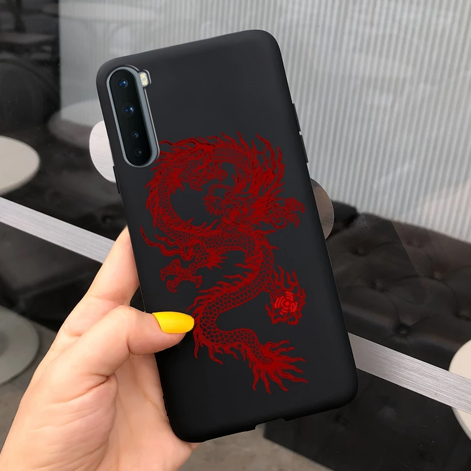 Oneplus Nord 케이스 소프트 실리콘 독특한 동물 드래곤 백 커버, One Plus Nord 1 + Nord 전화 케이스 범퍼 충격 방지 카파