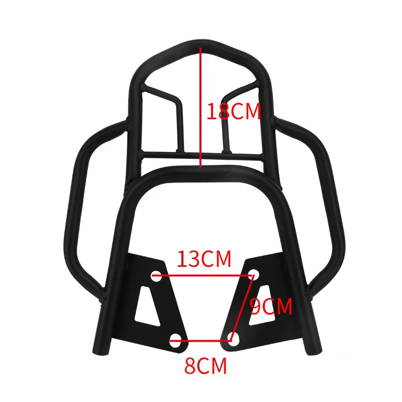 

Rear Luggage Utility Rack for M3 M5 Luggage Rack, Motorcycle Rear Luggage Rack Holder Shelf Carrier with Safety Hand Grip Rail
