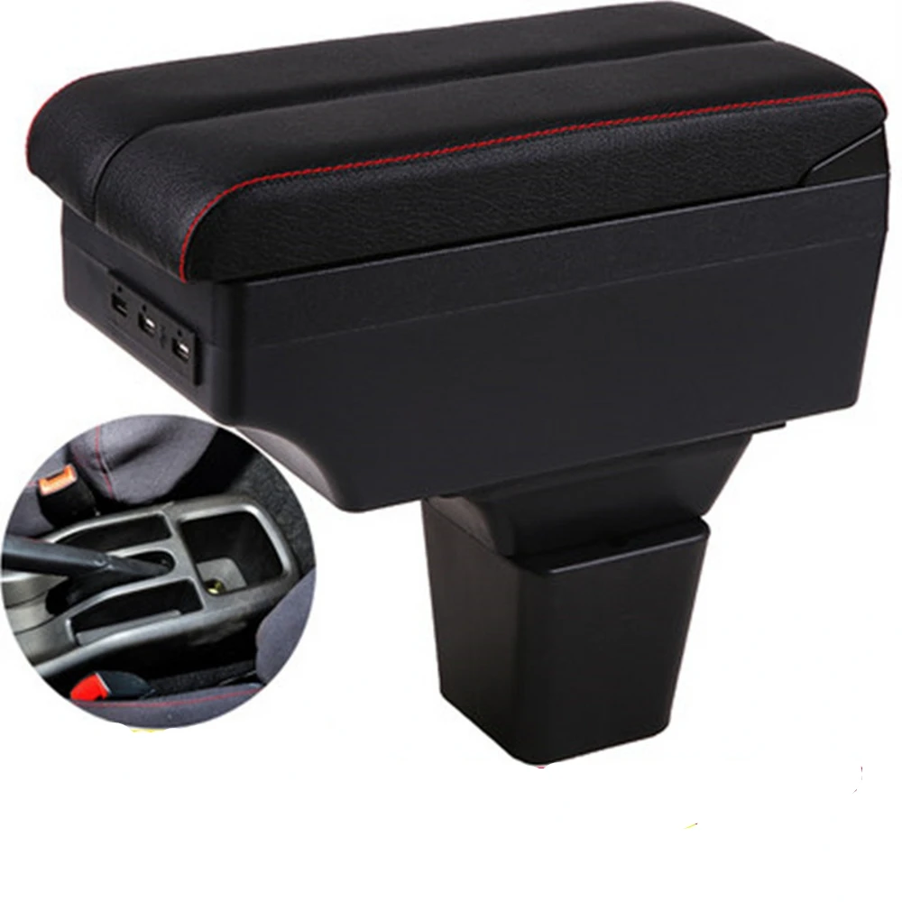 For Daihatsu Terios armrest box central Store content Storage armrest box with USB