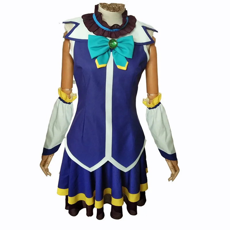 

Unisex Anime Cos Konosuba Aqua Cosplay Costumes Sets Custom Size