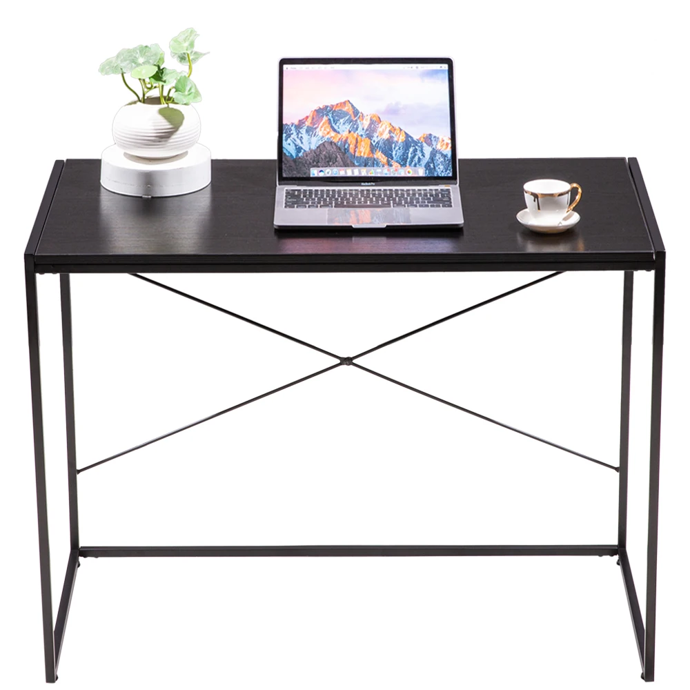 (100 x 50 x 75cm) Simple Crossing Student Table  Computer Desk Study Desk  Office Table  Laptop Table