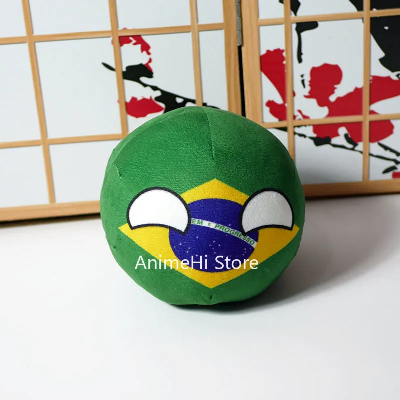 Polandball Plush Dolls Australia Poland Brazil Belarus Mexico Portugal Countryball Stuffed Pillow Toys Bag Pendant Cosplay Gift