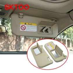 Toyota Corolla 2014-2017 용 자동차 액세서리 썬 바이저, 메이크업 미러 썬 바이저 74320-02B21 74310-02K91