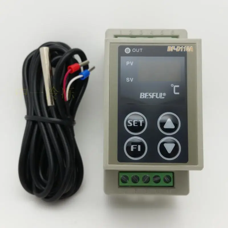 Original BESFUL BF-D110A rail solar thermostat cooling heating single-channel temperature controller