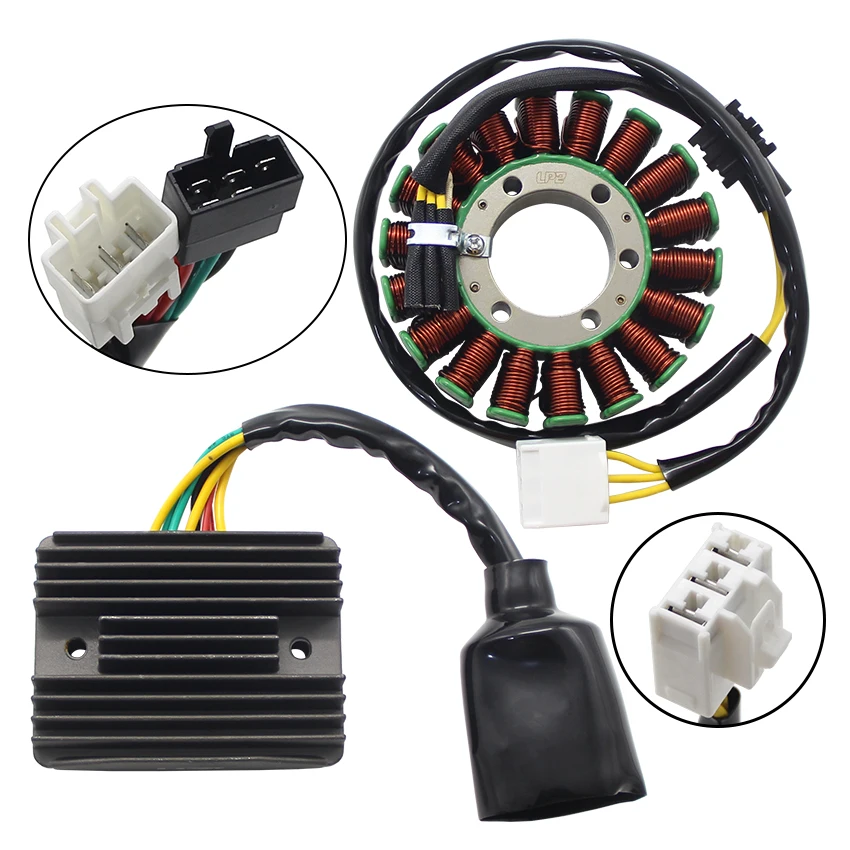 Motorcycle Stator Coil + Voltage Regulator Rectifier For Honda VFR800 VFR Interceptor 31120-MCW-D03 31120-MCW-D01 31600-MCW-D01