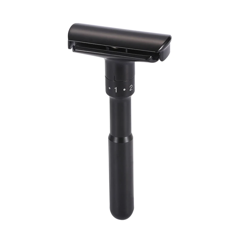 New Shaving Adjustable Safety Razors Metal Zinc Alloy Classic Men Manual Shaver With 5 Blades