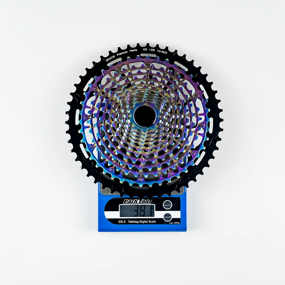 ZRACE ALPHA EX 12s XD Cassette 12 Speed MTB bike freewheel 10-50T 10-52T -Rainbow / Gold,compatible XD freehub, XX1 X01 GX Eagle