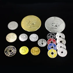 Chinese Half Dollar Morgen Japanese Coins Magic Tricks Toys Props Professional Magician