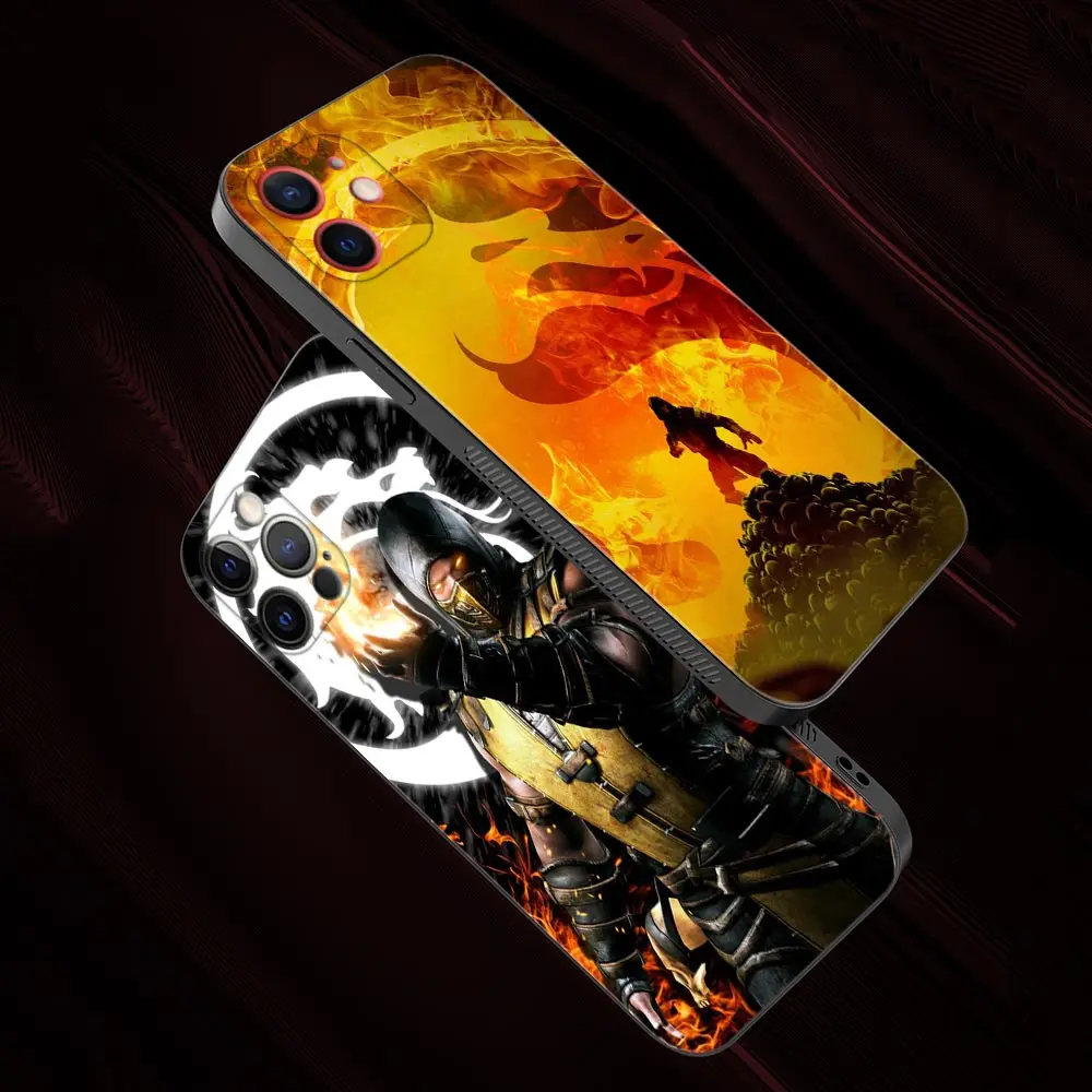 Case For iPhone 15 14 13 12 11 Pro Max 13 12 Mini XS Max XR X 7 8 Plus Cover Shell Mortal Kombat Legends Scorpion's Revenge