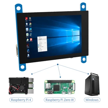Mini HDMI-compatible display 3.5 inch capacitive touch panel for Raspberry Pi PC second monitor TV box PS4 game module