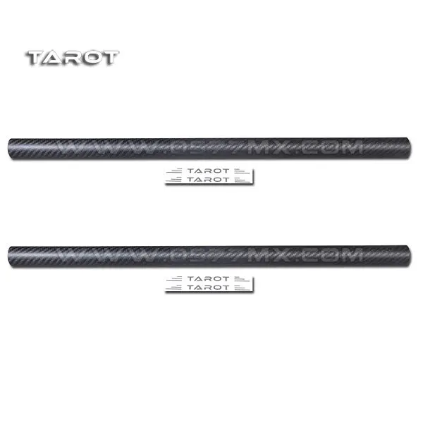 2 pcs Tarot 25MM 3K Pure Carbon Fiber Tube ( 349MM long ) TL96011 for DIY Drone Arm