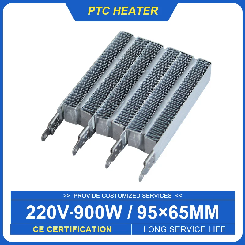 Automatic Thermostat conductive PTC Heater With Stand Corrugated Strip 900W 220V Egg Incubators 95*65*16mm