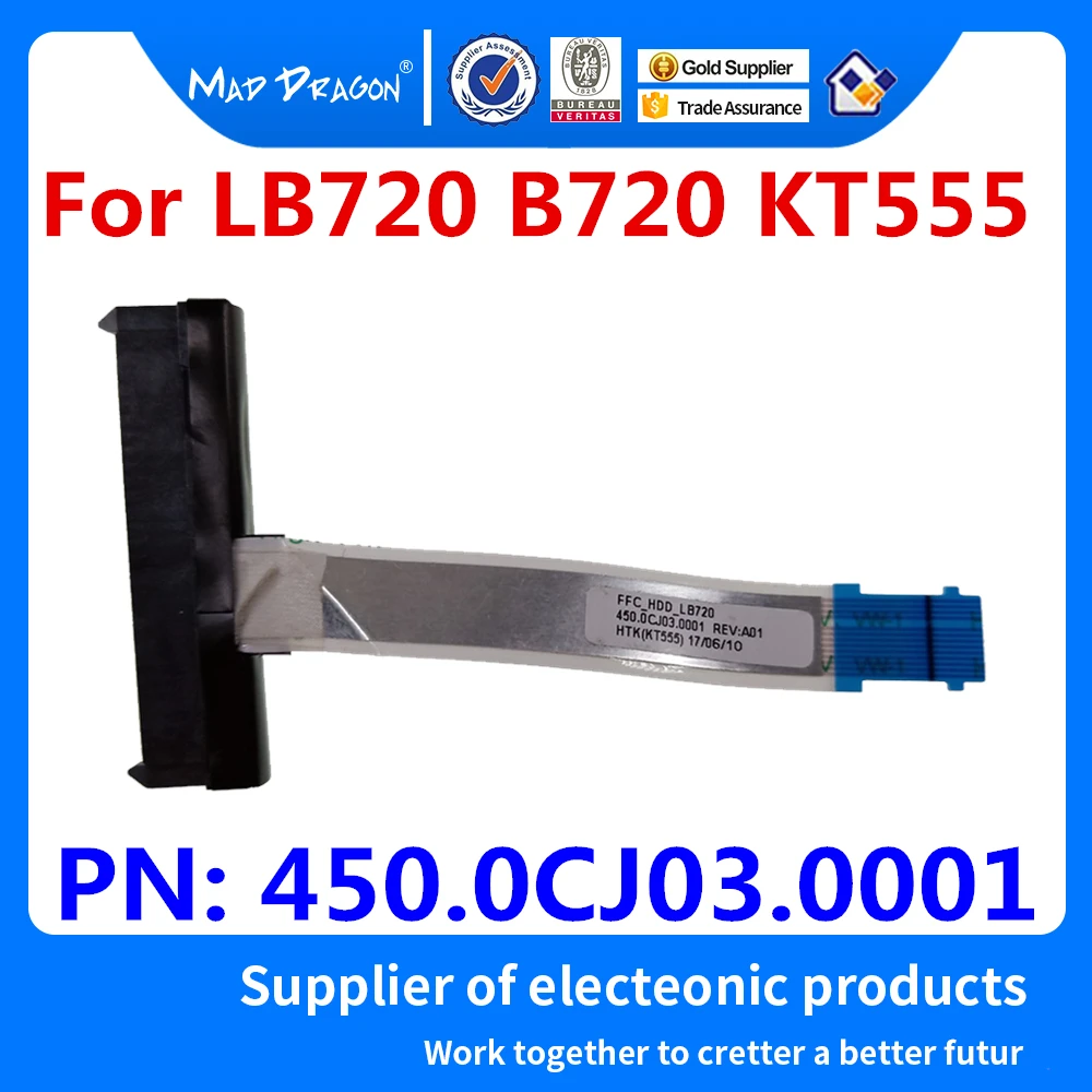 

New Original 450.0CJ03.0001 For Lenovo LB720 B720 KT555 LB720 HDD Connector Flex Cable SATA Hard Drive SSD Adapter Wire