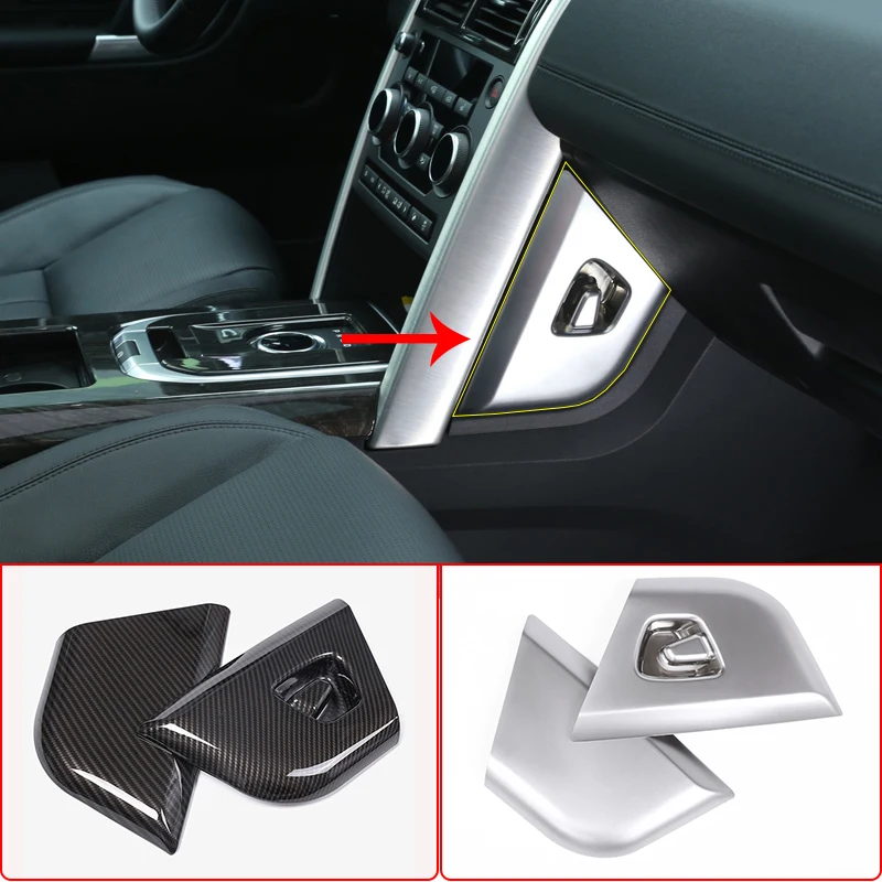 

2pcs Car Center Console Two Side Decorative Panel Cover Trim For Land Rover Discovery Sport 2015-2019 Auto Styling Accessories