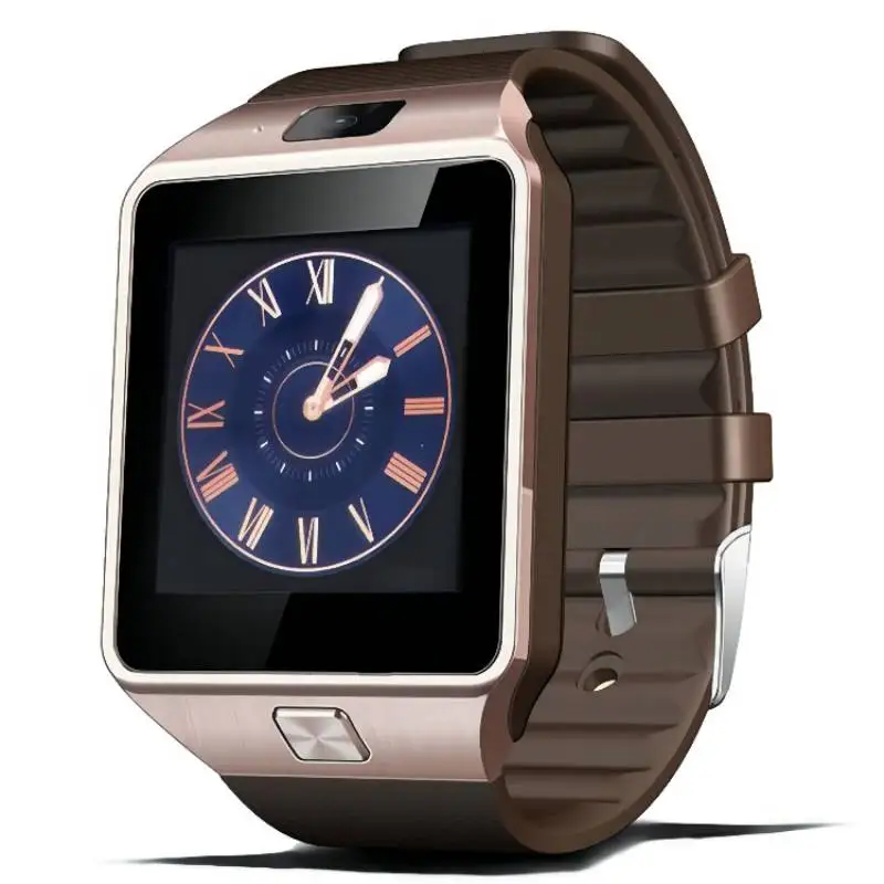 DZ09 Relógio Inteligente Bluetooth Fitness Monitor de Freqüência Cardíaca Esporte Câmera À Prova D' Água GPS Cartão SIM Memória SD Apenas para Android Phone