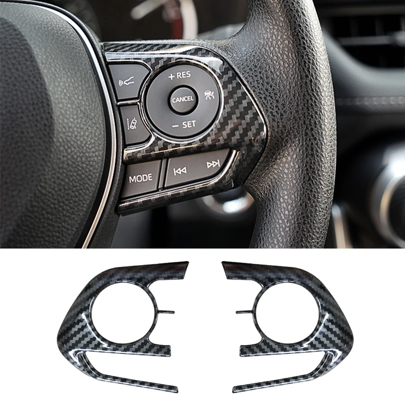 Do Toyota Harrier Venza Crown RAV4 XA50 Camry Corolla E210 2020 2021 2022 2023 2024 Osłona przycisku kierownicy samochodowej Akcesoria