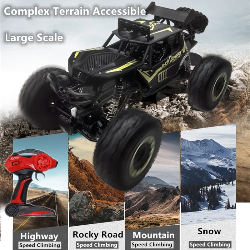 50cm big size RC high speed Car 1/8 20Mins 2.4G 4WD remote control Off-Road climbing RC Truck Electric Power Kids toy RC Car toy