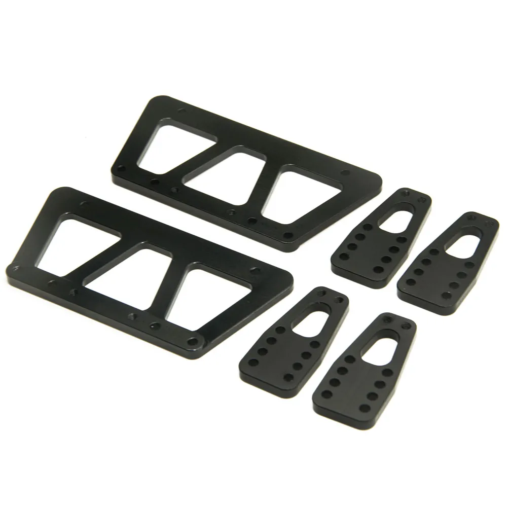 AXSPEED Metal Alloy Chassis Lift Plate Set Kit for Axial SCX10 1/10 RC Crawler Model Car Truck Model Upgrade Parts