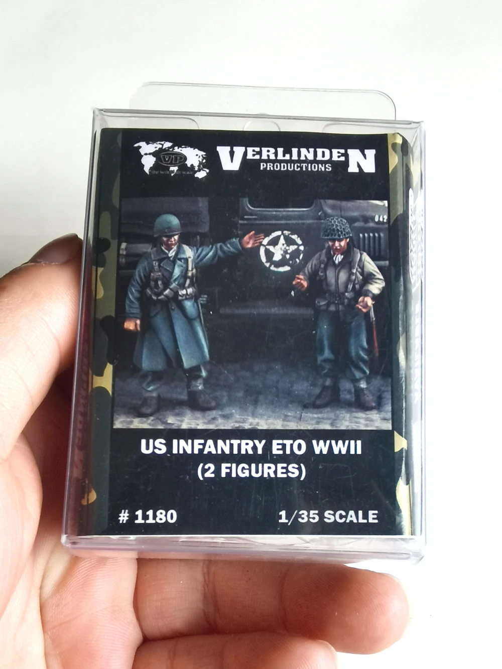 1/35 США Пехота ето Второй мировой войны (2 фигурки) верлипа #1180 Смола Наборы Несобранные неокрашенные