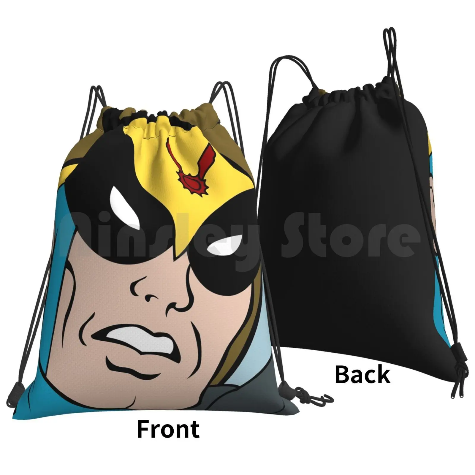 Harvey Birdman Backpack Drawstring Bags Gym Bag Waterproof Havey Bird Man Birdman Funny