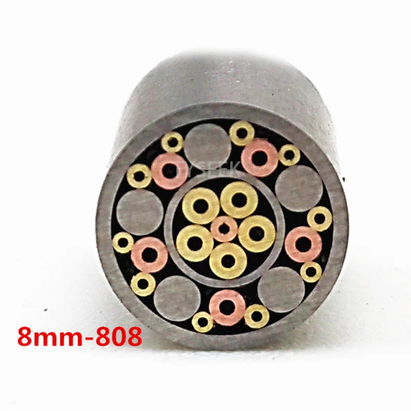 21 Kinds Design 8mm Mosaic Pin Rivets for Knife Handle Screw Decorate Exquisite Style Length 9cm