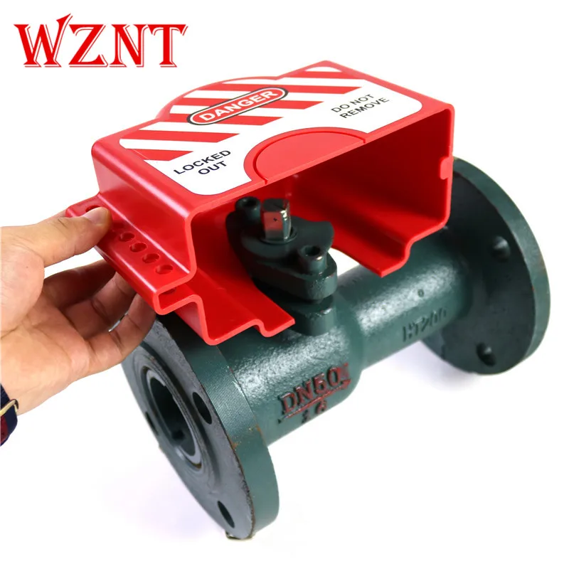 free shipping Adjustable Flanged Ball Valves Cover Lockout safety ball VALVE LOCK suitable for DN8-DN125 Flanged Ball Valves