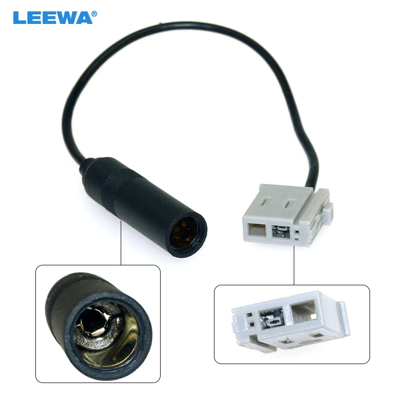 

LEEWA Car Stereo Male Radio Antenna Adapter For Subaru Forester Legacy Outback Audio Aftermarket Parts Accessories #CA6682