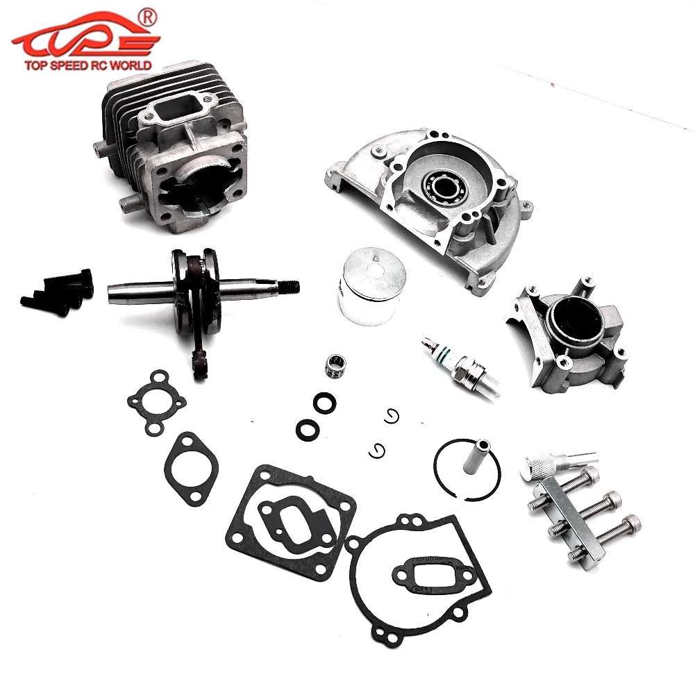 

Rc Car 30.5CC 4 Hole Engine Parts Set for 1/5 Hpi Rofun Rovan Km Baja 5t 5sc 5b Ss Losi 5ive T Truck Upgrade Parts