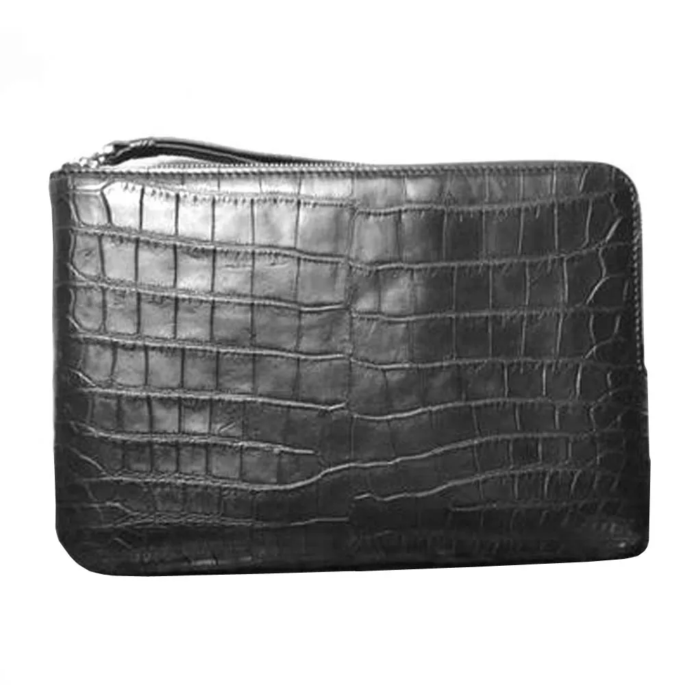 

hongsen male crocodile belly male Hand bag large capacity Hand caught bag men clutch bag male bag