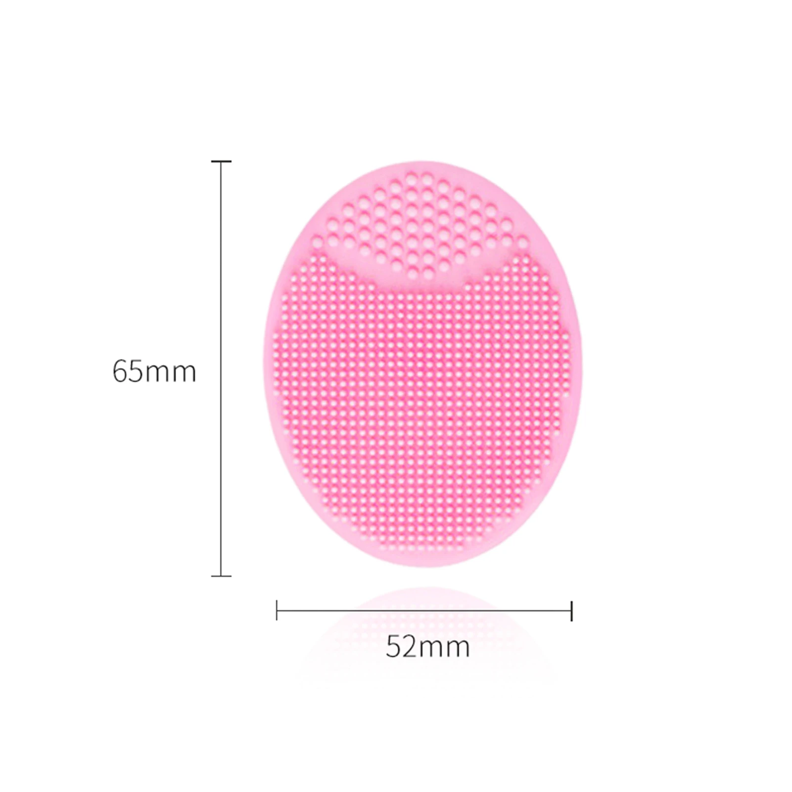 Silicone Face Cleansing Brush Handheld Face Scrubber Mini Massage Waterproof Facial Cleansing Tool Deep Face Pore Cleanser Brush