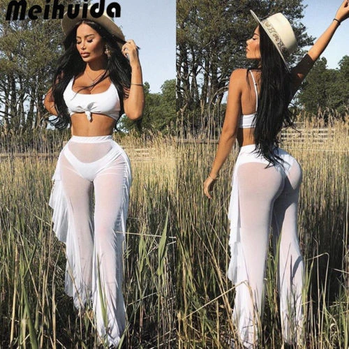 Mujeres con pantalones transparentes hotsell