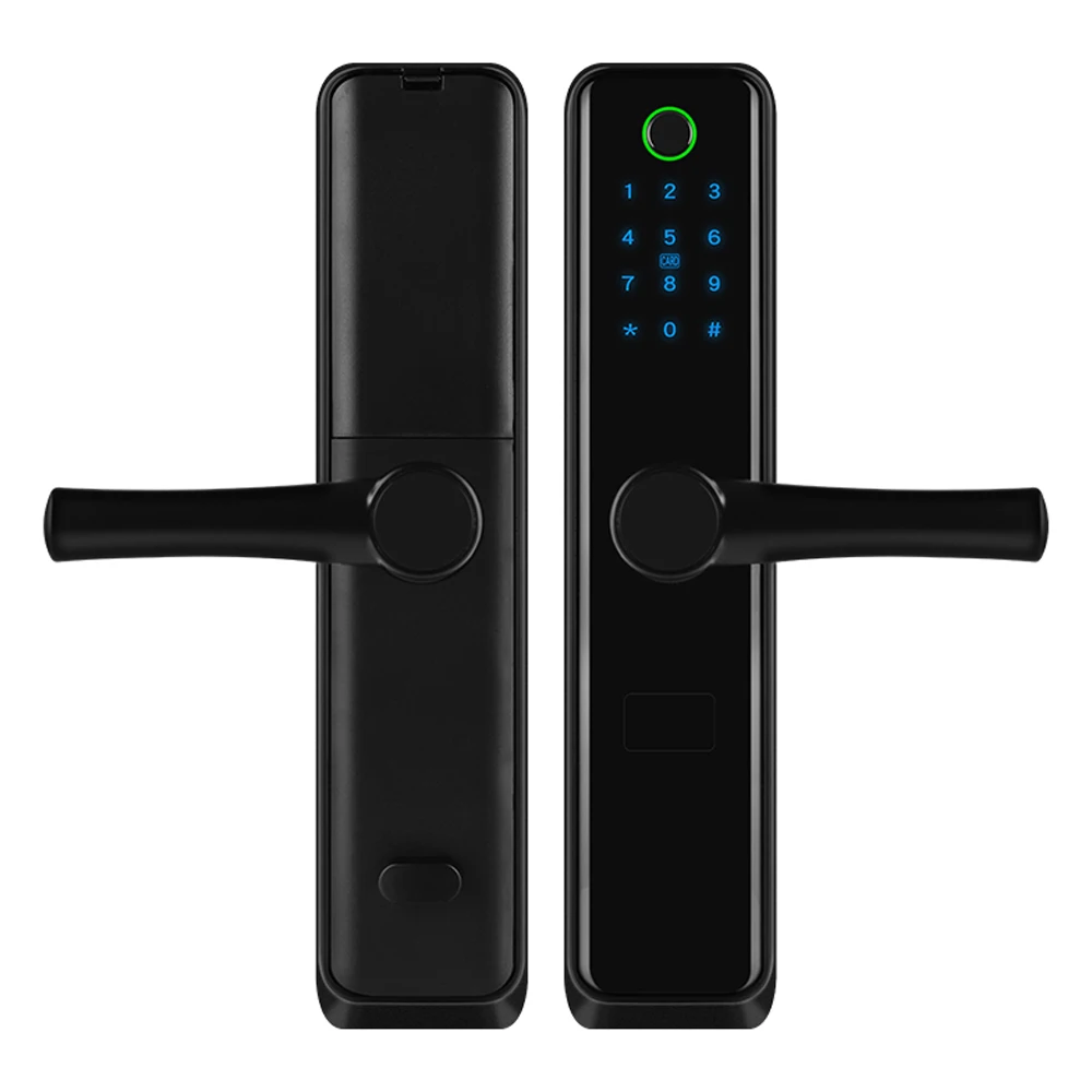 Imagem -06 - Ttlock App Impressão Digital Fechadura Eletrônica Bluetooth wi fi de Controle Remoto Segurança Bloqueio Inteligente com Teclado Digital Senha Cartão Chave