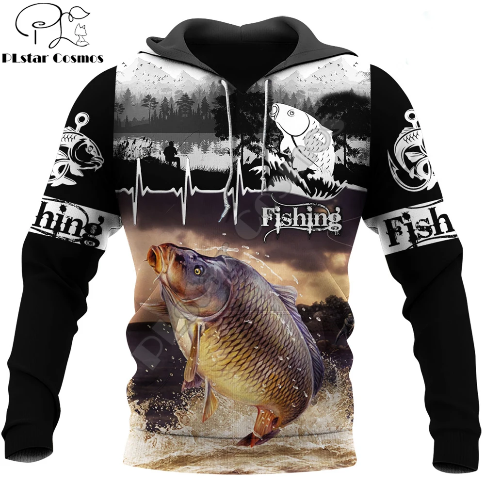 

Fashion Animal hoodies Carp Fishing 3D All over Printed Sweatshirt Hoodie Harajuku Streetwear Unisex Casual Tracksuit DW0126