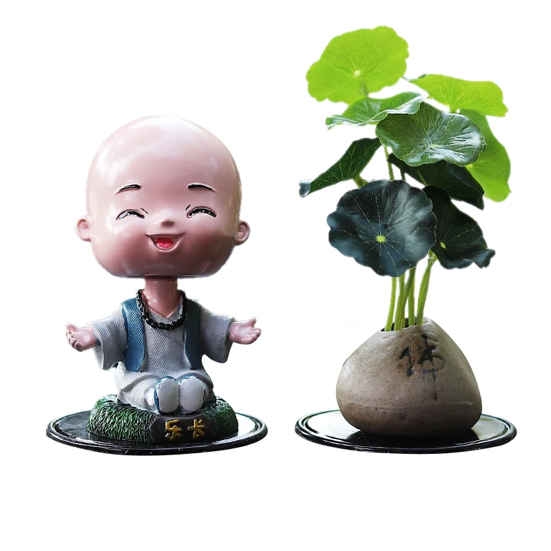 

Car Personality Creative Swing Cute Little Monk Car Decoration Car Interior Ornaments Geomancy Decoration Home Accessories